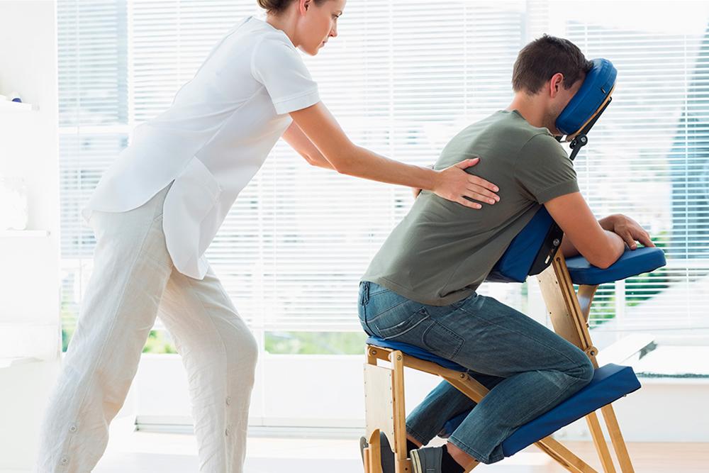 massage assis en entreprise